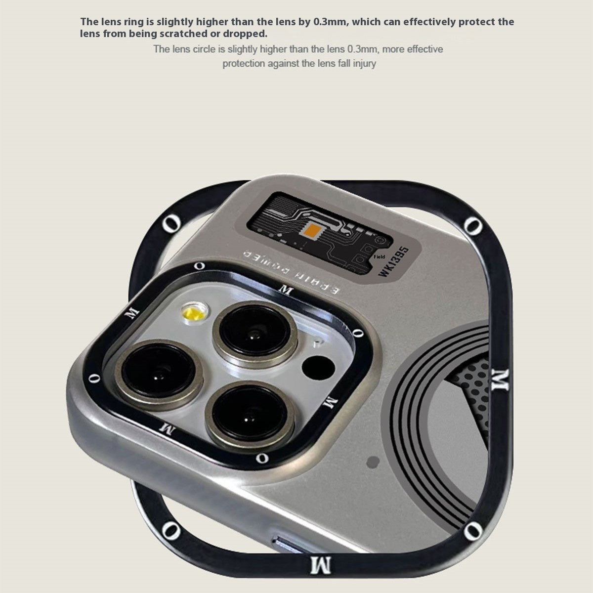 Technology Style Magnetic Suction Trend Frosted Drop-resistant Phone